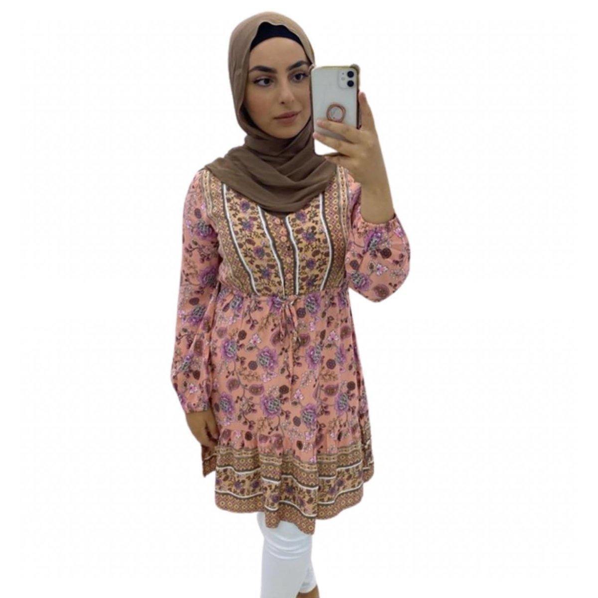 New Coral Floral Tunic... - Divinity Collection