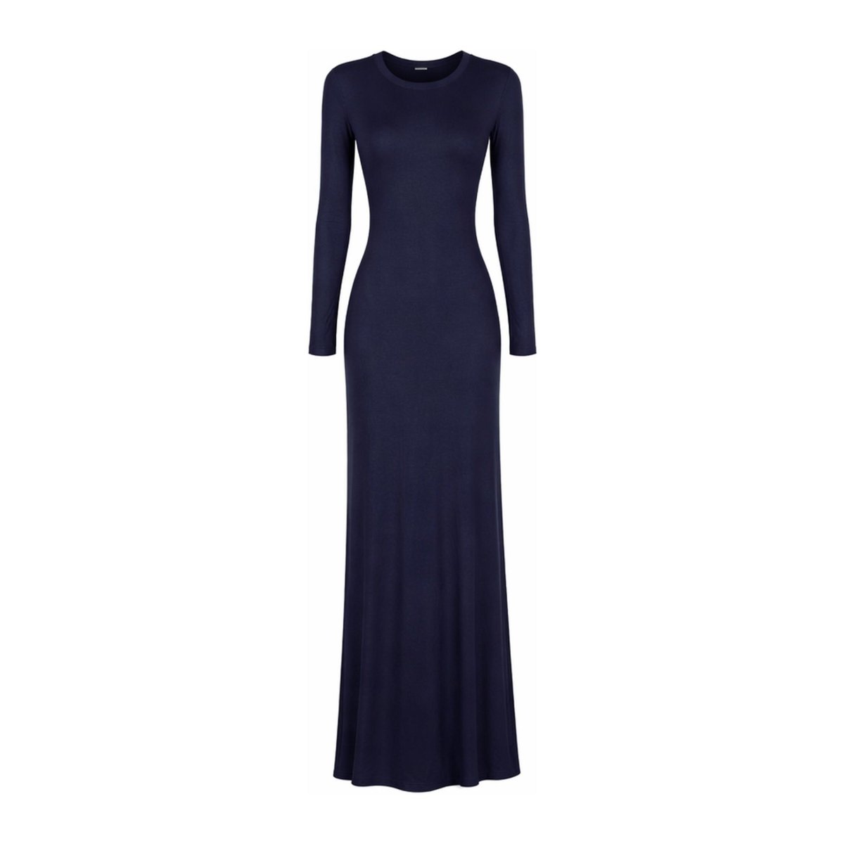 Body Dress Maxi Jersey New Fabric Modal - Navy - Divinity Collection