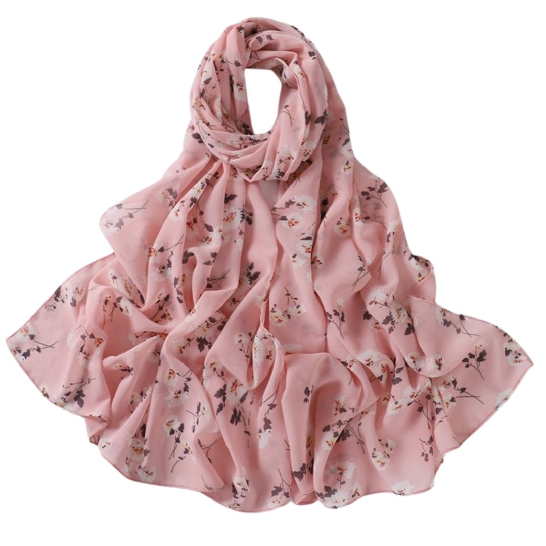 Tranquil Floral Hijab - Divinity Collection