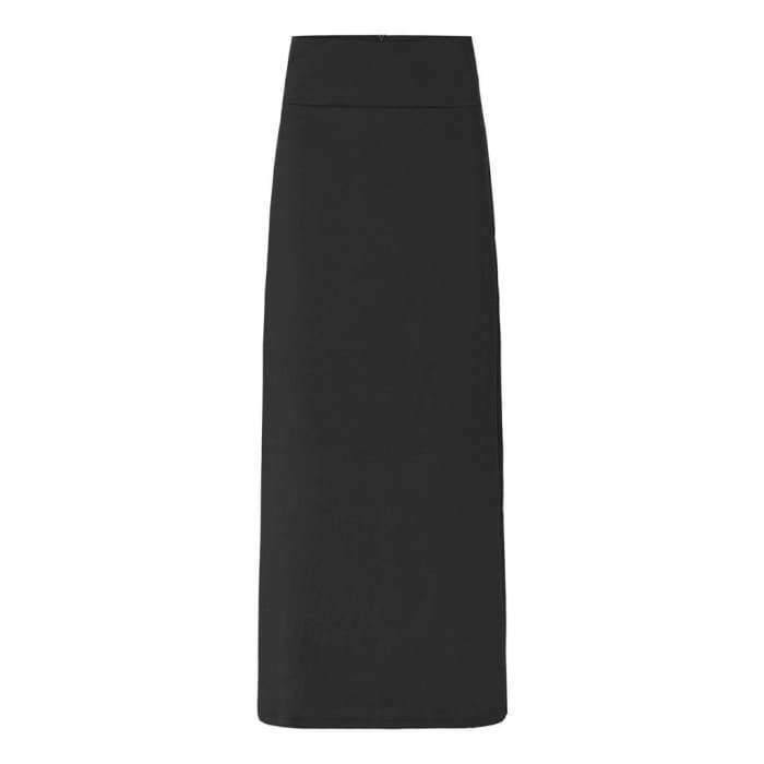 Black Scuba High Waisted Skirt - Divinity Collection