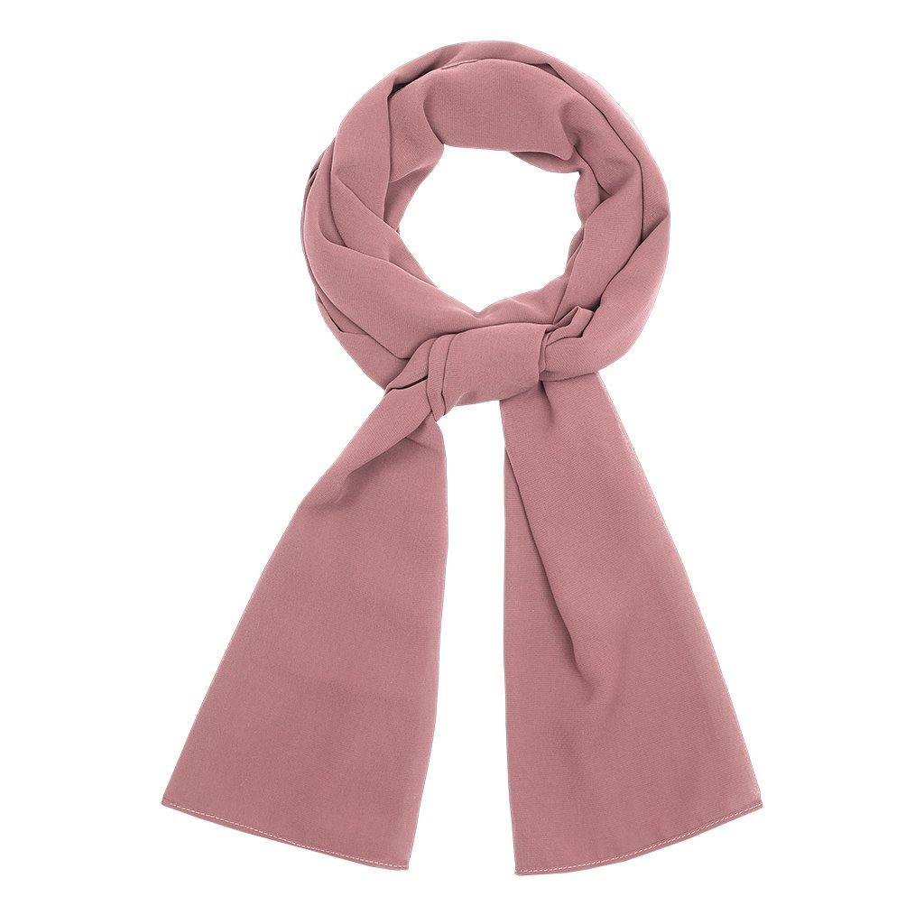 Candy Pink Plain Chiffon Hijab - Divinity Collection