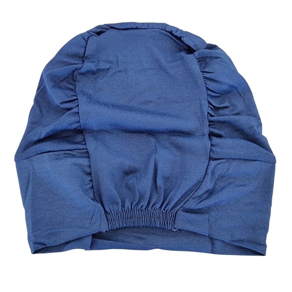 Closed Elastic Cotton Hijab Cap - Blue - Divinity Collection
