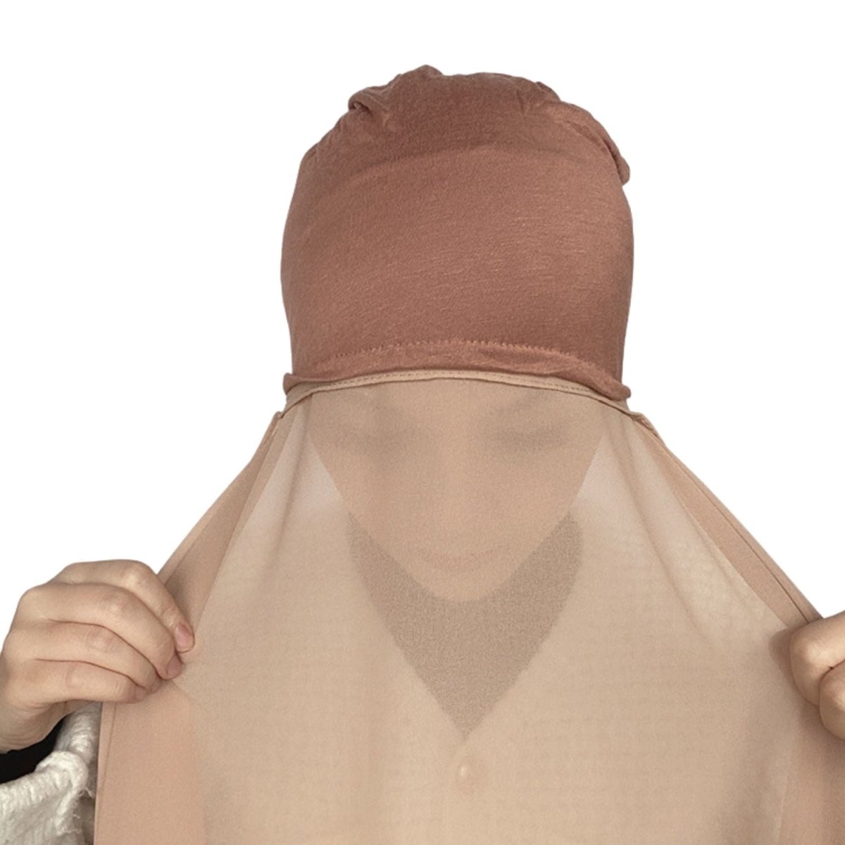 Instant Chiffon Hijab - Nude - Divinity Collection