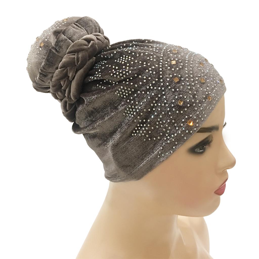 Layla Turban Cap - Grey - Divinity Collection