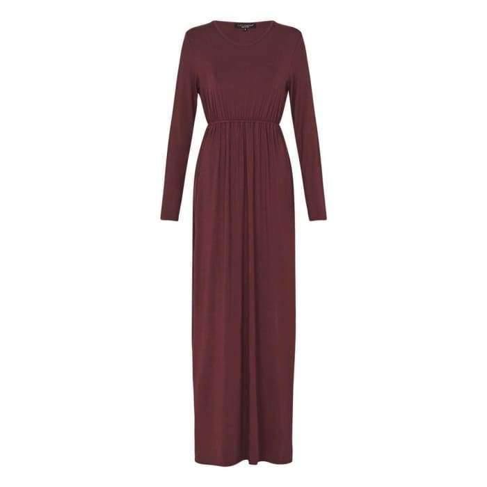 * Maroon Baby Doll Dress New Modal Fabric - Divinity Collection