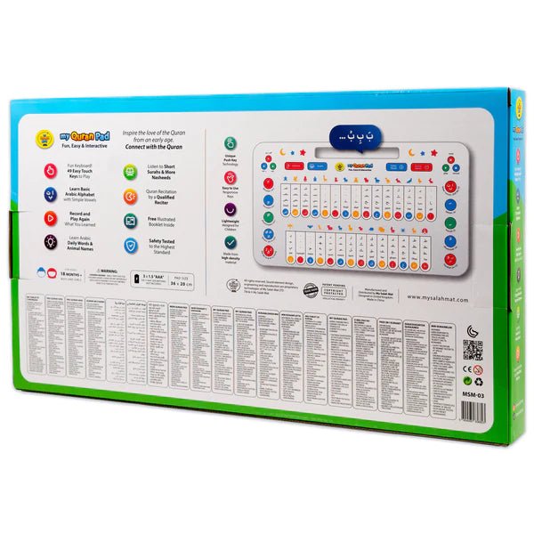 NEW | My Quran Pad | Interactive Arabic Learning Pad For Kids - Divinity Collection