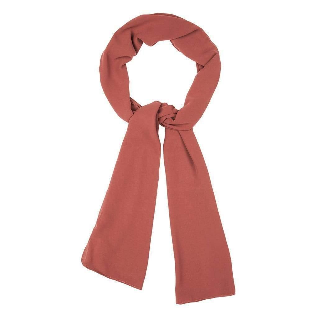 Plain Chiffon Rosey Pink Hijab - Divinity Collection
