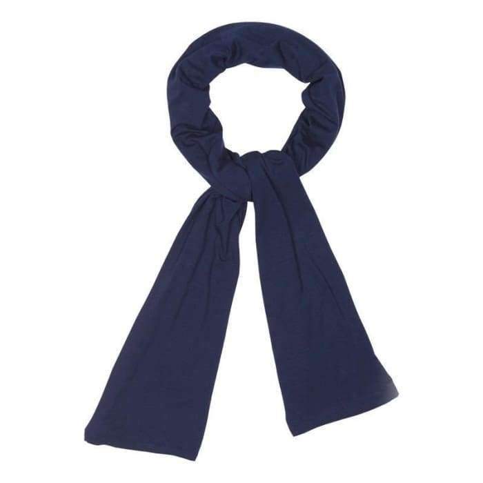 Premium Navy Cotton Jersey Hijab - Divinity Collection