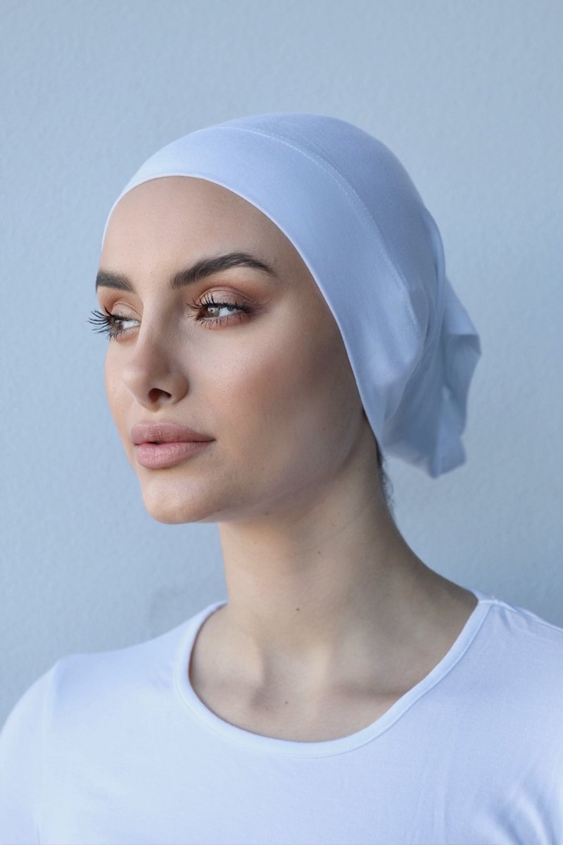 Premium White Cotton Cap - Divinity Collection