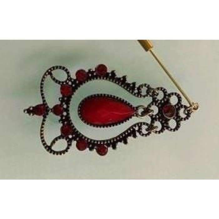 Vintage Hijab Pin – Maroon - Divinity Collection