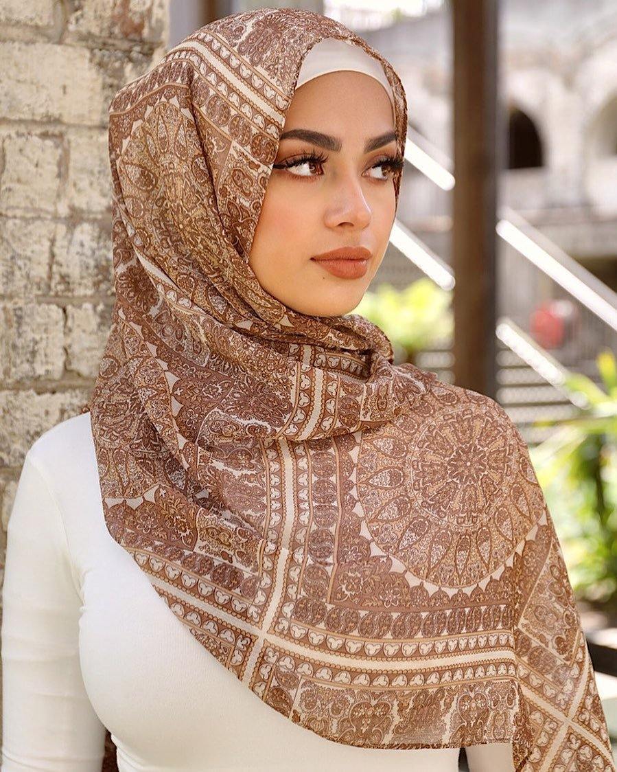 Brown Marrakesh Hijab - New... - Divinity Collection