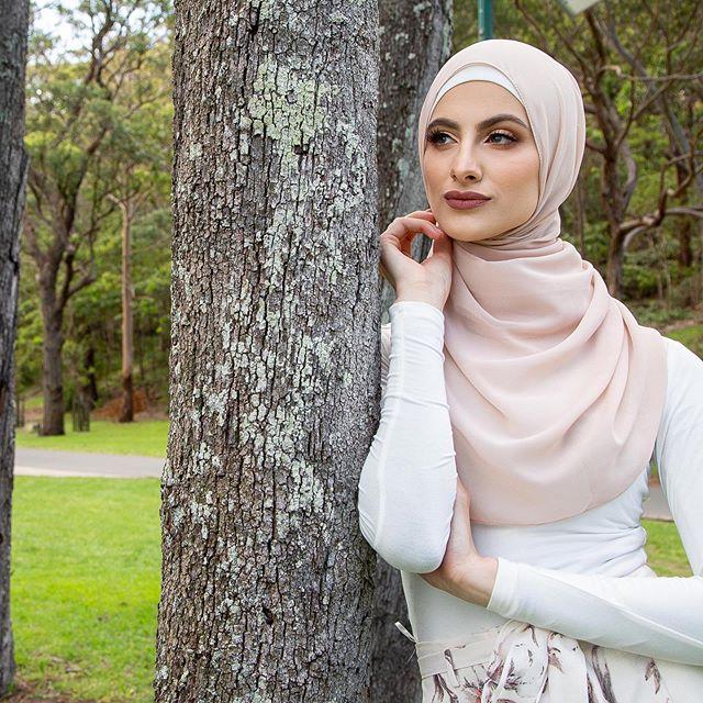 Divinity Porcelain Chiffon Hijab is... - Divinity Collection