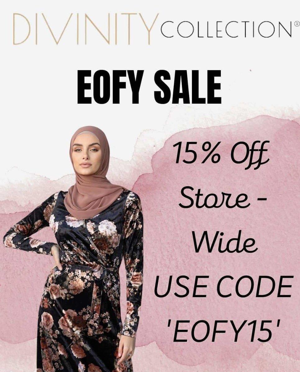 EOFY Sale
www.modestfashion.com.au... - Divinity Collection