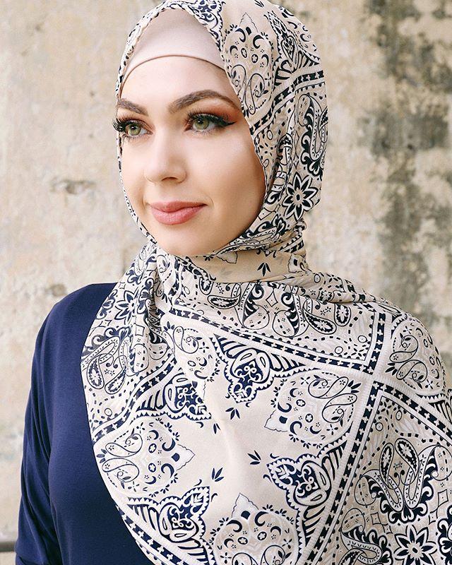 New | Blush Tribal Hijab... - Divinity Collection