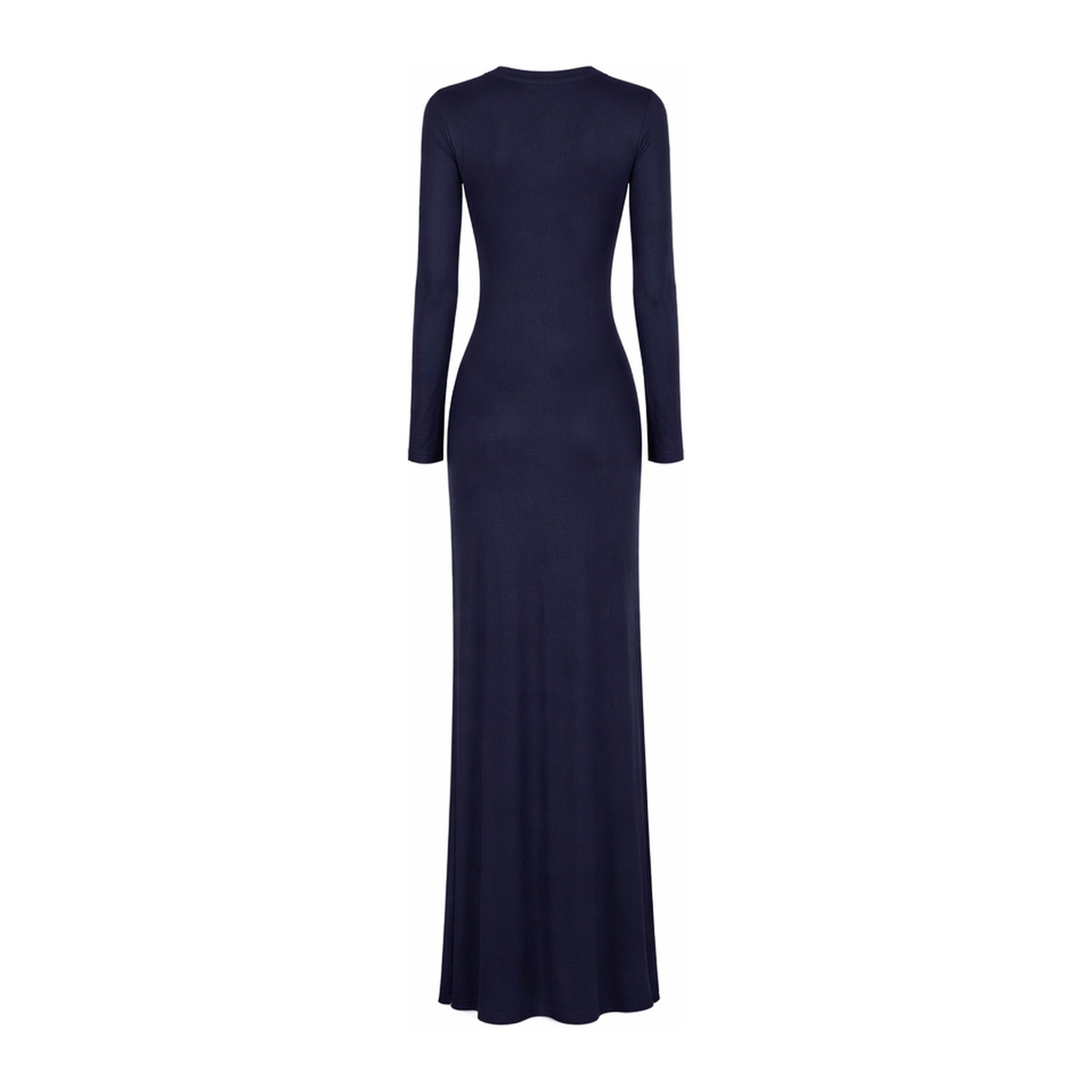 Body Dress Maxi Jersey New Fabric Modal - Navy