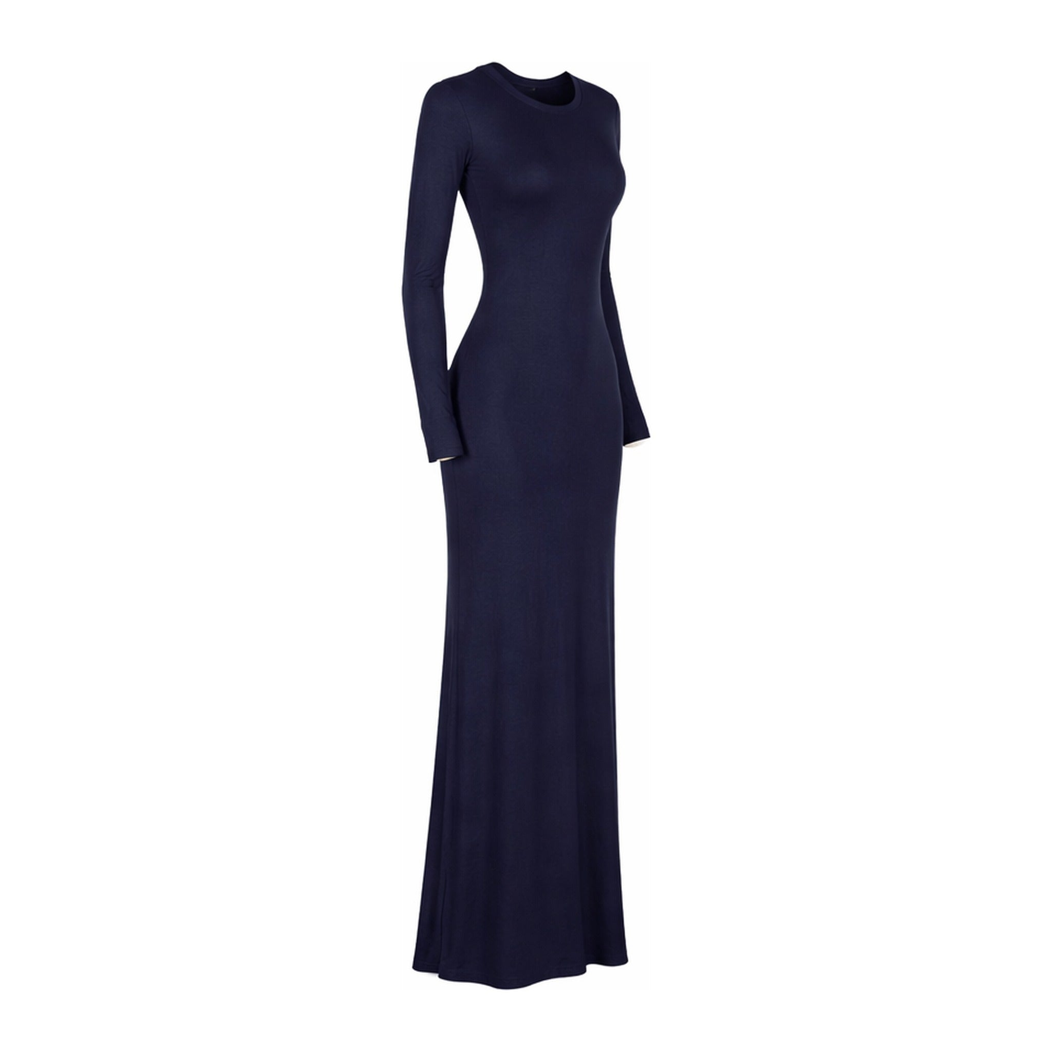 Body Dress Maxi Jersey New Fabric Modal - Navy