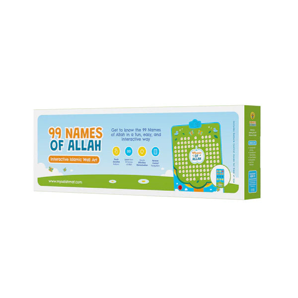 99 Names of Allah Interactive Islamic Wall Art – Learn all 99 Names of Allah | Ramadan & Eid Gift