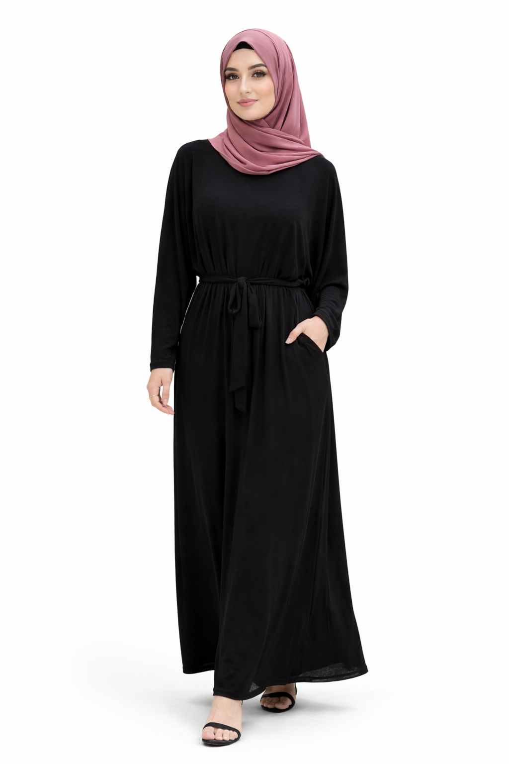 The Essential Batwing Maxi Dress – Black