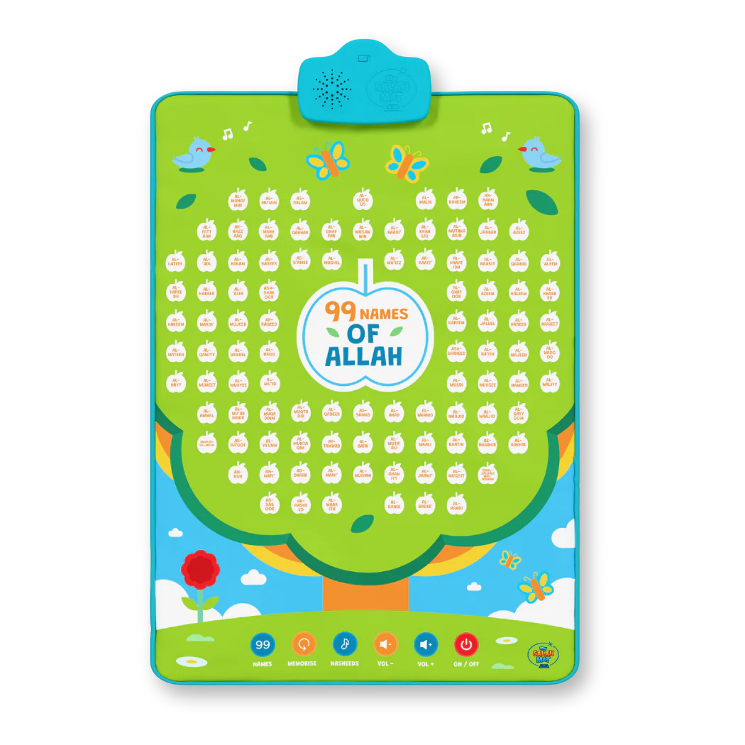 99 Names of Allah Interactive Islamic Wall Art – Learn all 99 Names of Allah | Ramadan & Eid Gift
