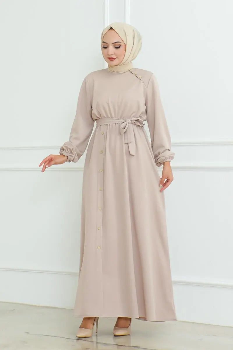 Accent Dress - Nude - Divinity Collection