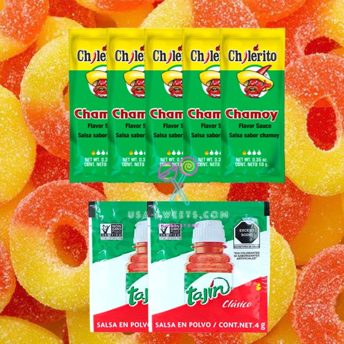 DIY Chamoy & Tajin Peach Rings Pack - Divinity Collection