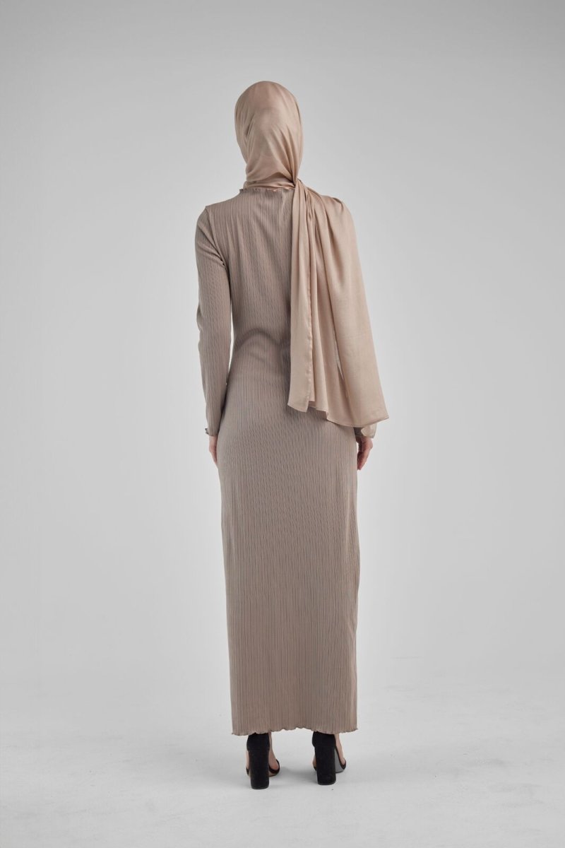 Fossil Wrapped Dress - Hijab House - Divinity Collection