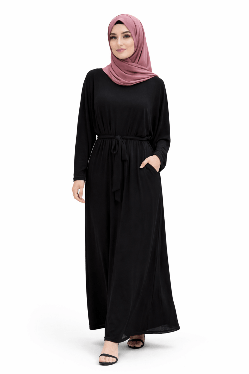 The Essential Batwing Maxi Dress – Black - Divinity Collection