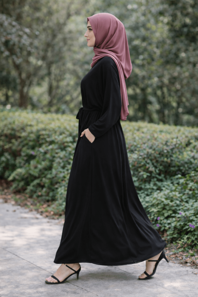 The Essential Batwing Maxi Dress – Black - Divinity Collection