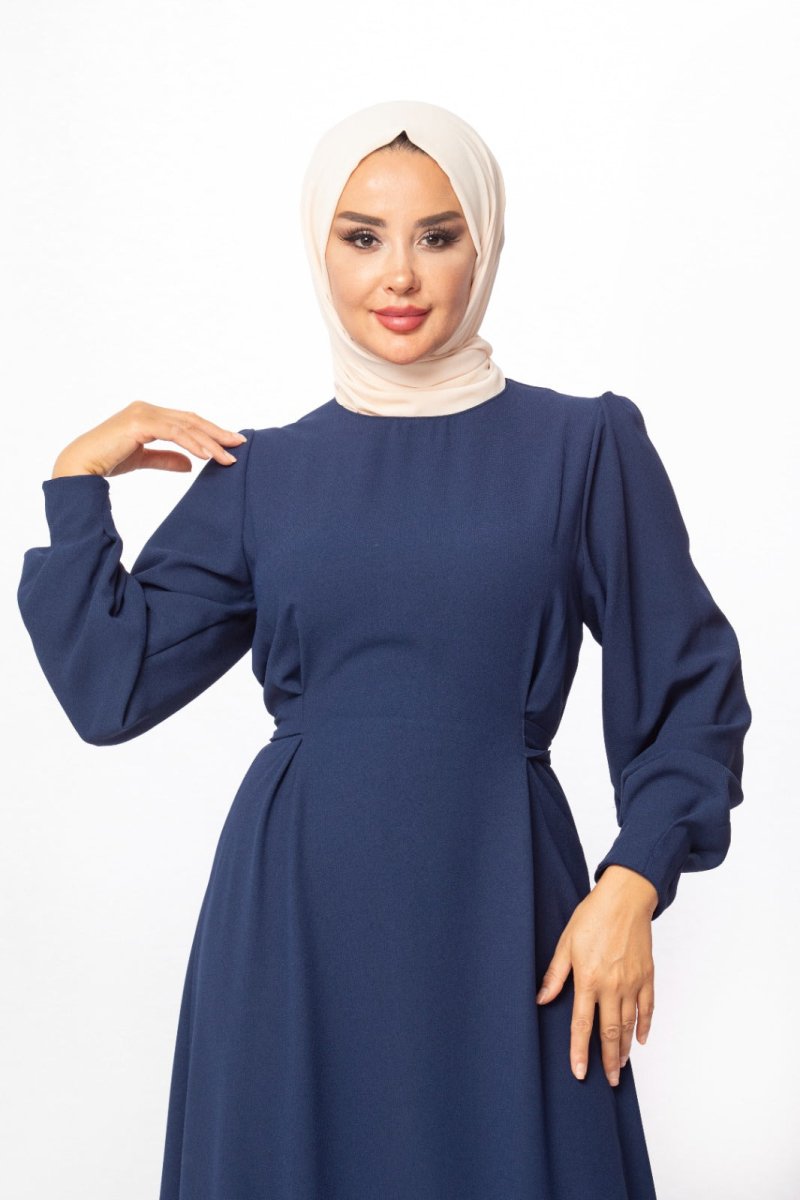 Azra Navy Dress - Divinity Collection