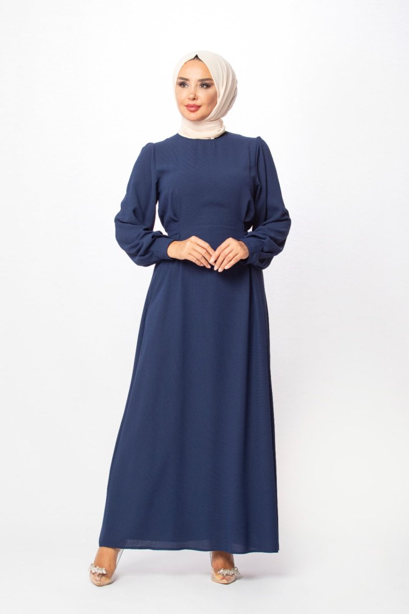 Azra Navy Dress - Divinity Collection