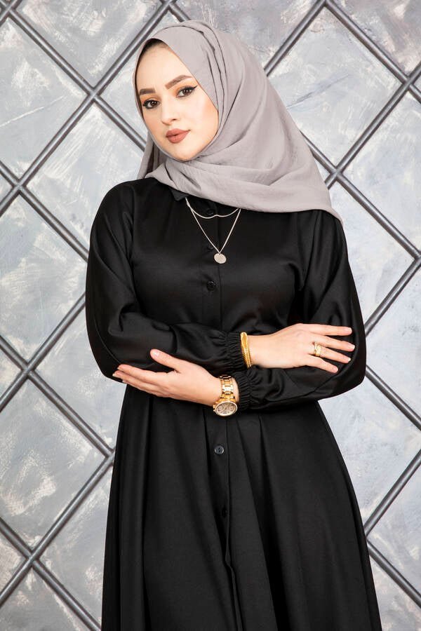 Black Tie Waist Buttoned Down Shirt Dress | Divinity Collection Black Tie Waist Buttoned Down Shirt Dress | Divinity Collection