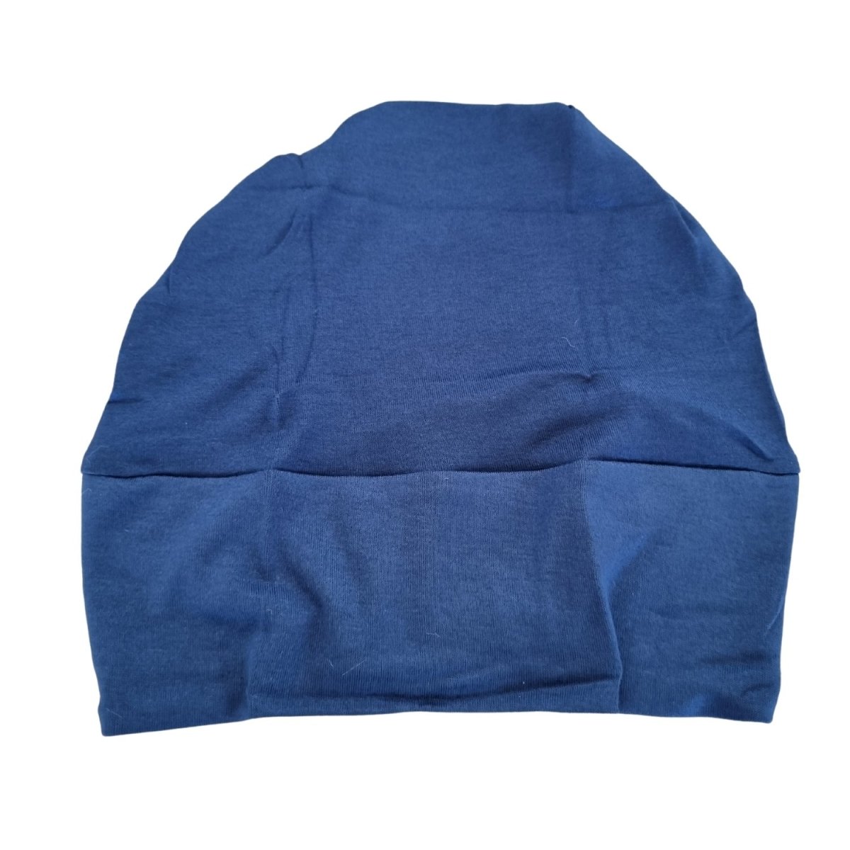 Closed Elastic Cotton Hijab Cap - Blue - Divinity Collection