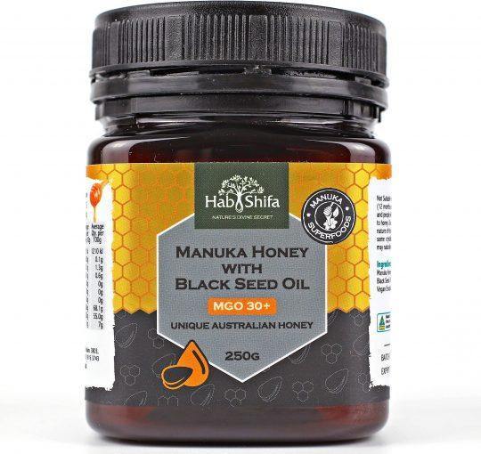 HAB SHIFA MANUKA HONEY WITH BLACK SEED OIL (MGO 30+) 250G - Divinity Collection