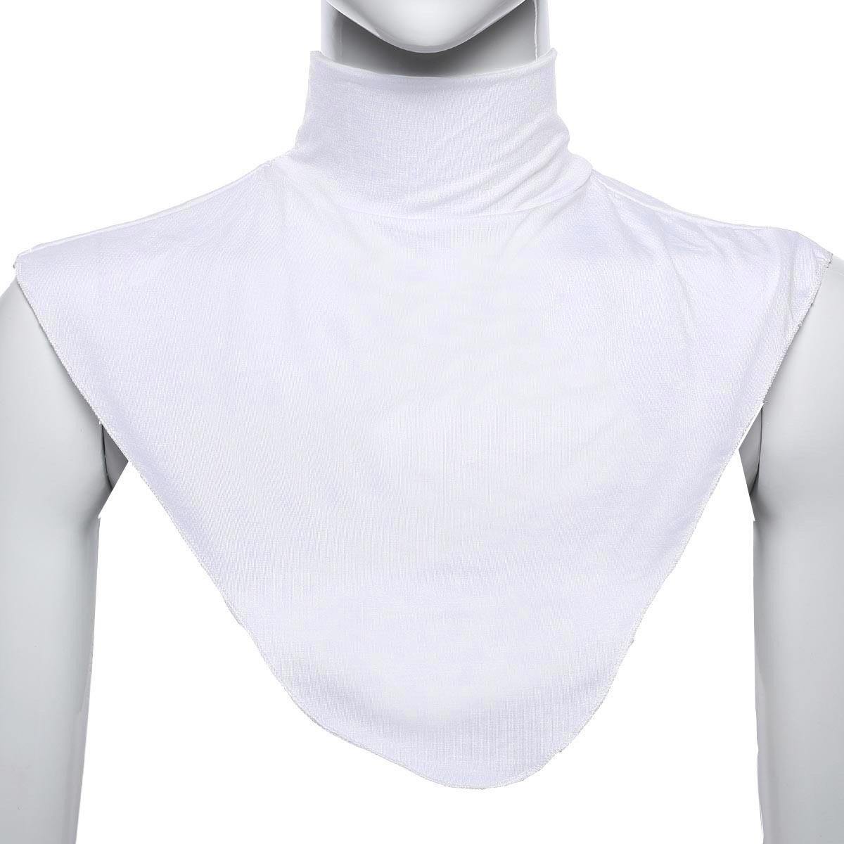 Luxurious Milk Silk Neck Cover - White - Divinity Collection