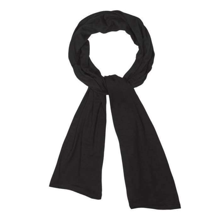 Premium Black Cotton Jersey Hijab - Divinity Collection