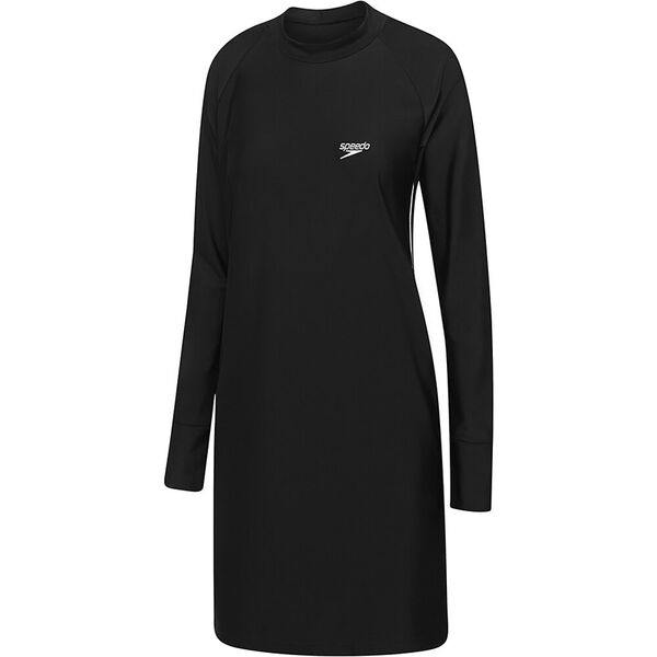 Speedo Modesty Swim Dress (Black) - Divinity Collection