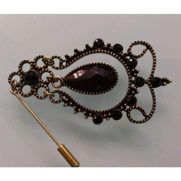 Vintage Hijab Pin – Black - Divinity Collection
